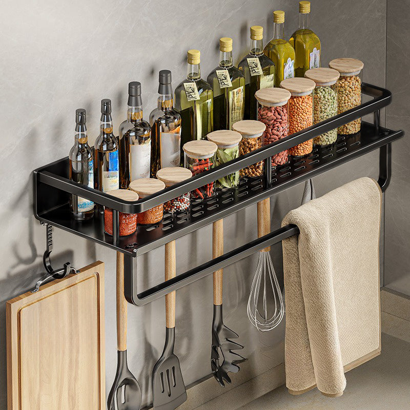 Organizador Multifuncional – Suporte de Temperos, Utensílios e Toalhas para Mais Praticidade