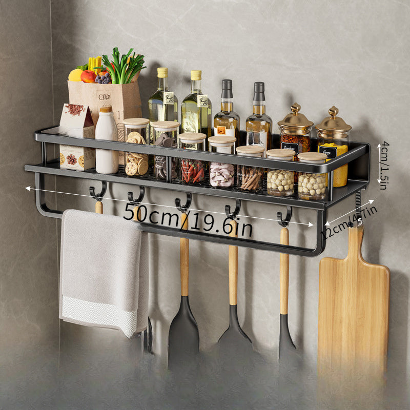 Organizador Multifuncional – Suporte de Temperos, Utensílios e Toalhas para Mais Praticidade