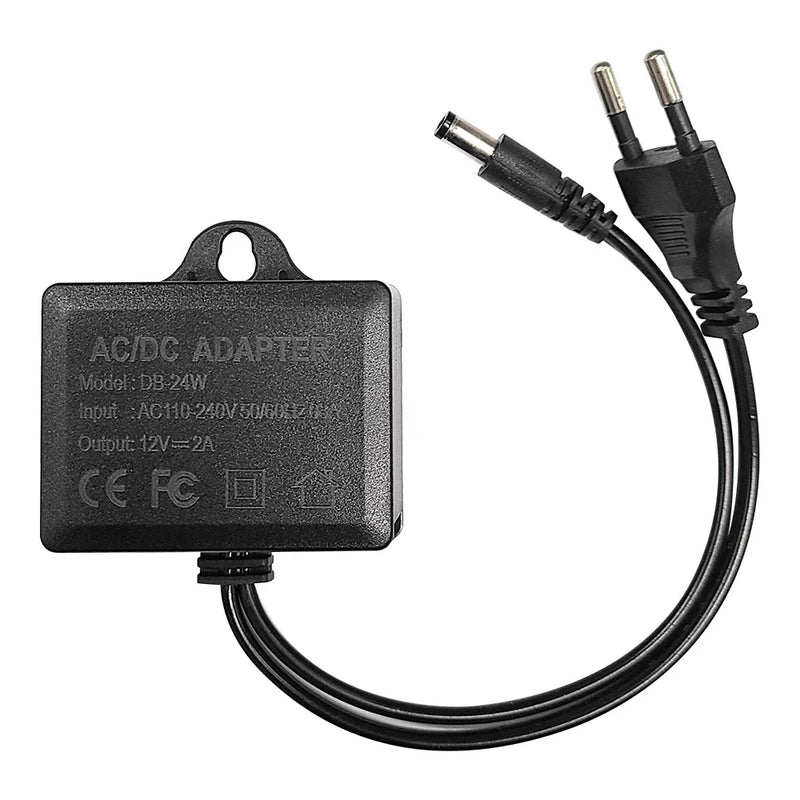 🔌 Fonte de Alimentação 12V 2A à Prova d'Água  Segurança para Câmeras CCTV 🔌
✅ Ideal para uso externo – Resistente às intempéries!
⚡ Compatível com câmeras de segurança – Estabilidade garantida!
🔹 P