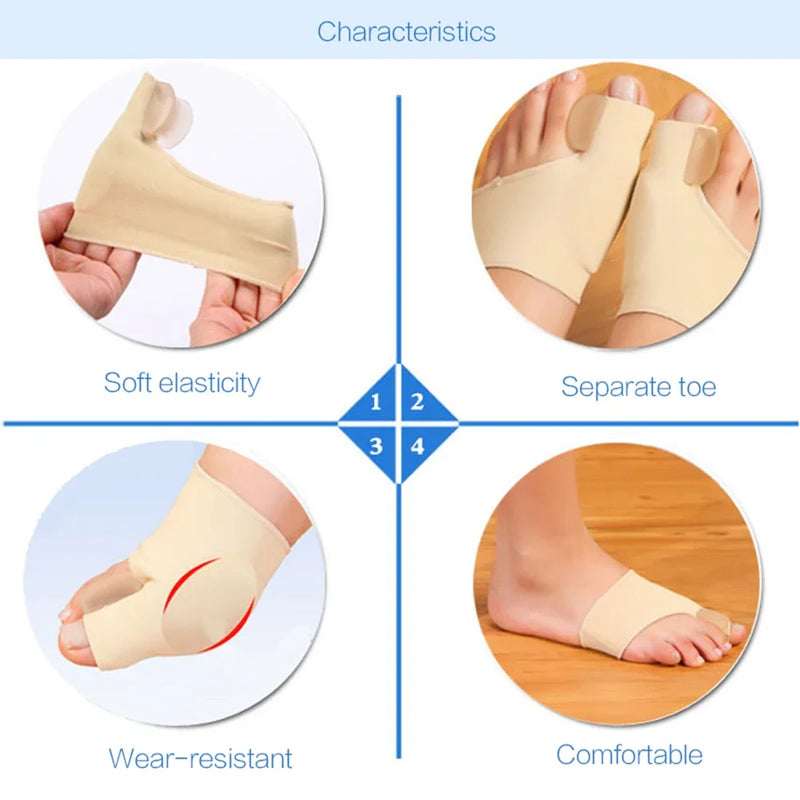 Corretor de Joanete Hallux Valgus, Endireitador de Dedos.