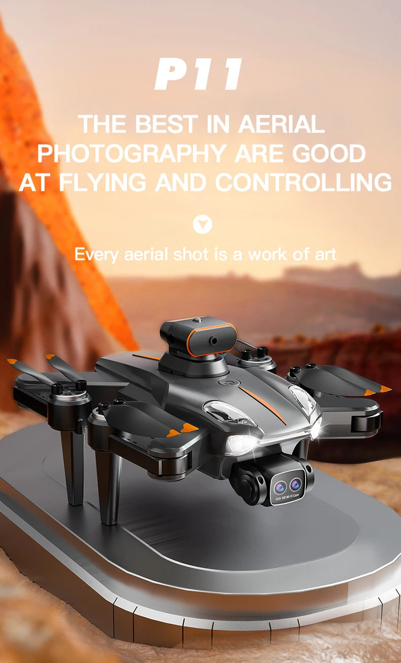 Drone Lenovo P11 Pro Max  5G GPS 8K Professional HD Fotografia Aérea Dual Camera Obstacle Avoidanc Brushless Quadrotor 10000M