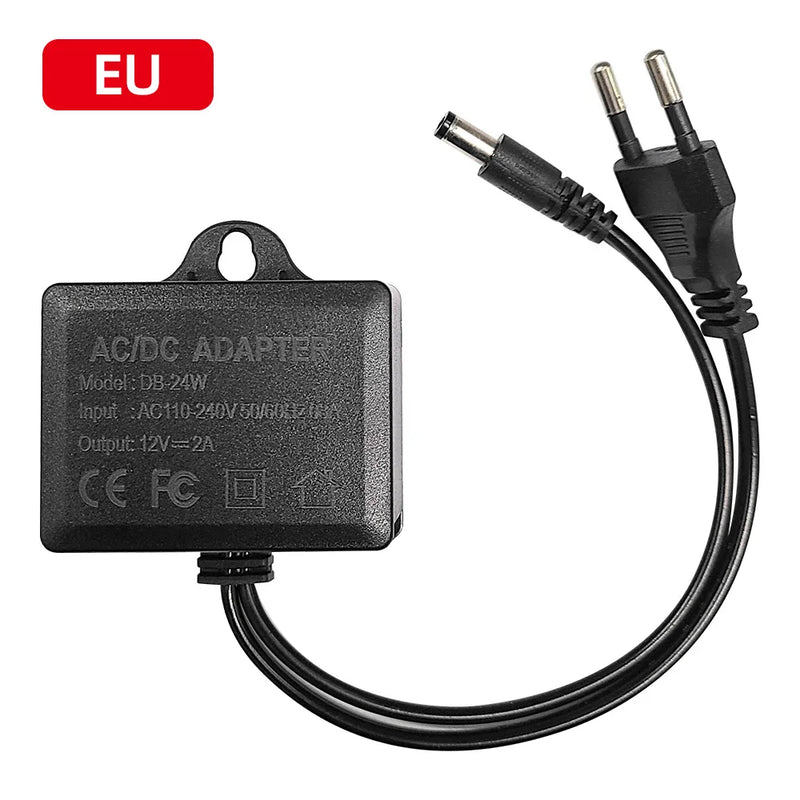🔌 Fonte de Alimentação 12V 2A à Prova d'Água  Segurança para Câmeras CCTV 🔌
✅ Ideal para uso externo – Resistente às intempéries!
⚡ Compatível com câmeras de segurança – Estabilidade garantida!
🔹 P