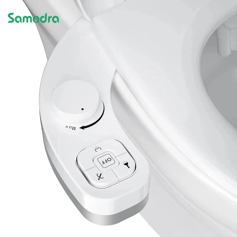 Bidê Não Elétrico SAMODRA – Higiene Superior com Bico Duplo Autolimpante (Lavagem Frontal e Traseira)  Conforto e Praticidade para seu Banheiro