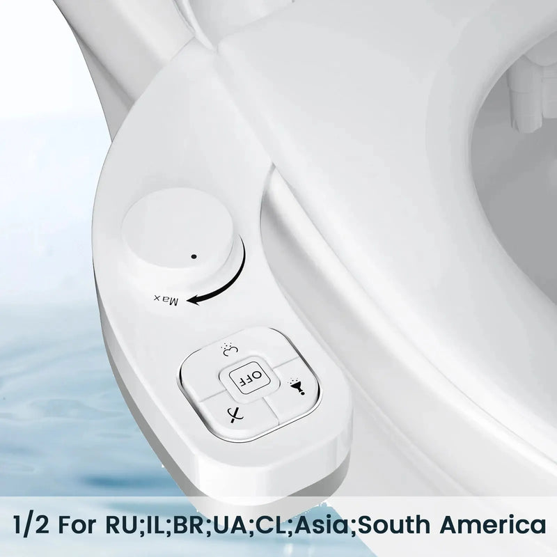 Bidê Não Elétrico SAMODRA – Higiene Superior com Bico Duplo Autolimpante (Lavagem Frontal e Traseira)  Conforto e Praticidade para seu Banheiro