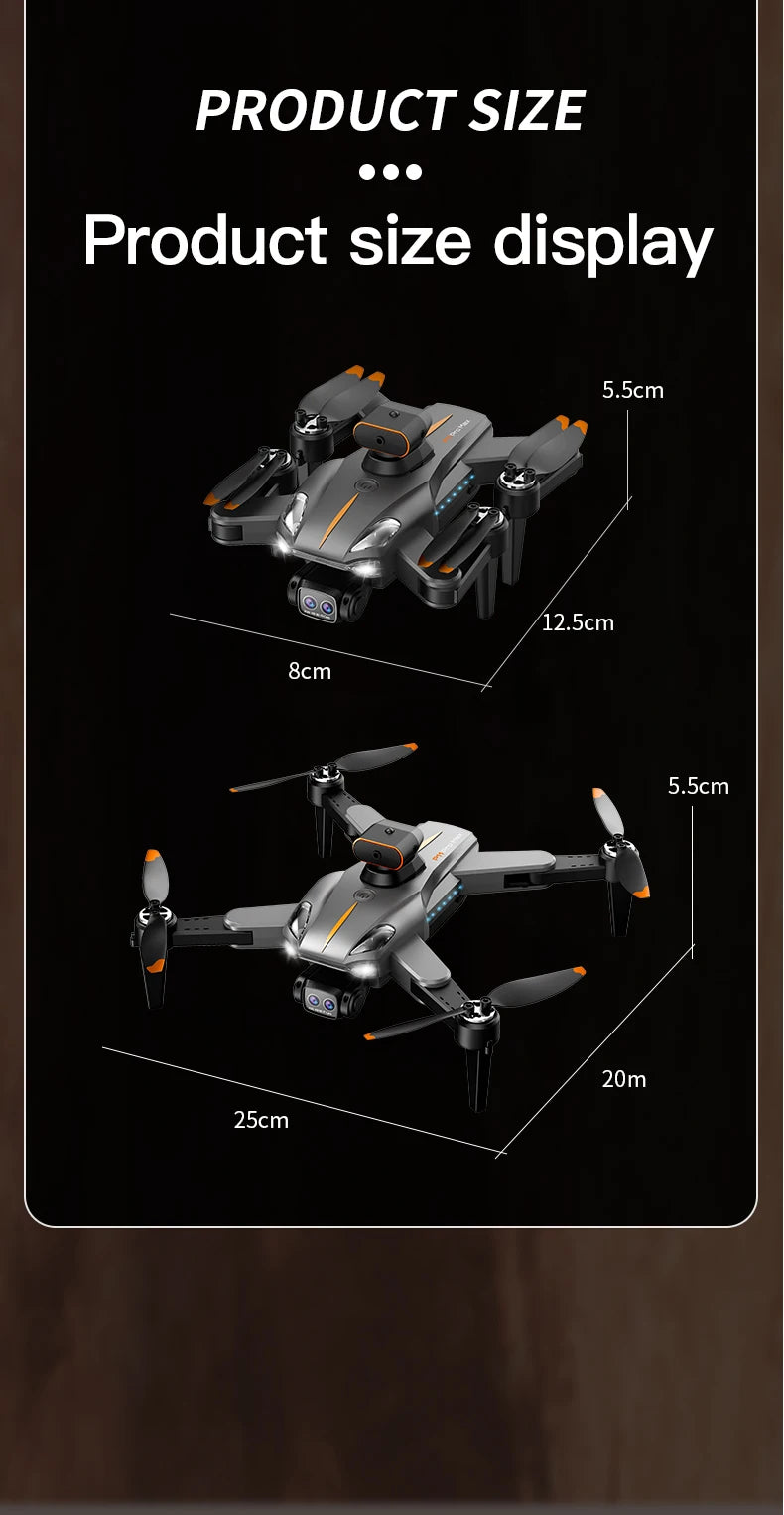 Drone Lenovo P11 Pro Max  5G GPS 8K Professional HD Fotografia Aérea Dual Camera Obstacle Avoidanc Brushless Quadrotor 10000M