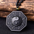 Amuleto de Obsidiana - Conecte-se com a Energia do Universo, Proteção Espiritual, Equilíbrio Interior e com Energia do I-Ching.